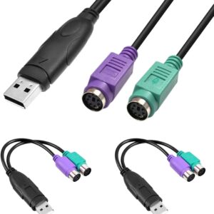 Adaptor / 1 USB M - 2 PS2 F / Mix