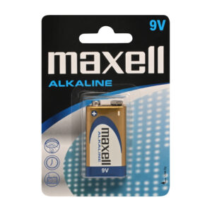 Bateri / 9V / 6LR61 / Maxell
