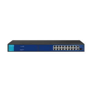 Switch PoE / 16 PoE + 2 UpLink + 1 SFP / GE / 300W / Eurolink EK-19H15FP-1S