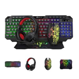 Set - Combo Gaming / Mouse + Tastiere + Tapet + Kufje / Xtrike CMX-415