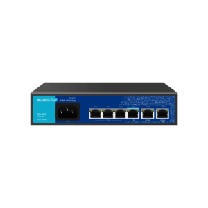 Switch PoE / 4 PoE + 2 UpLink / FE / 65W / Eurolink EK-L6F-4FP