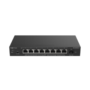 Switch i menaxhueshem PoE / 8 PoE + 1 UpLink / 2.5G / 130W / Ruijie RG-ES209MG-P