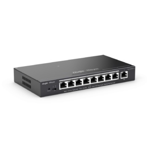 Switch i menaxhueshem PoE / 8 PoE + 1 UpLink / GE / 120W / Ruijie RG-ES209GC-P