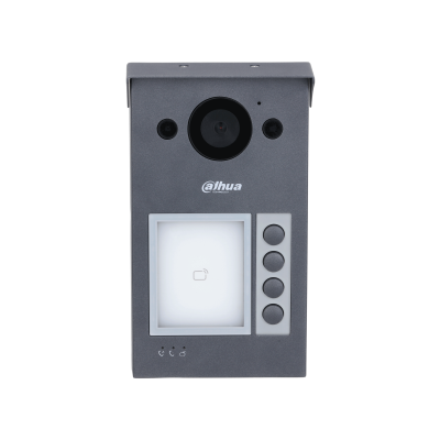 Zile dere me kamer per citofoni / 2MP / 4 Butona / PoE / Dahua VTO3311Q-WP